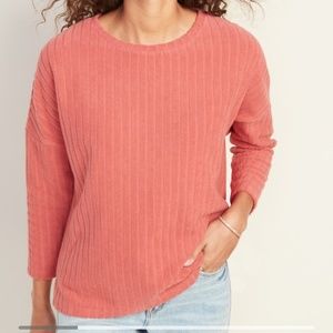 Old Navy Loose Wide Wale Terrycloth Sweatshirt